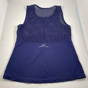 LORNA JANE Inspire Excel Run Mesh Tank Top Sz S